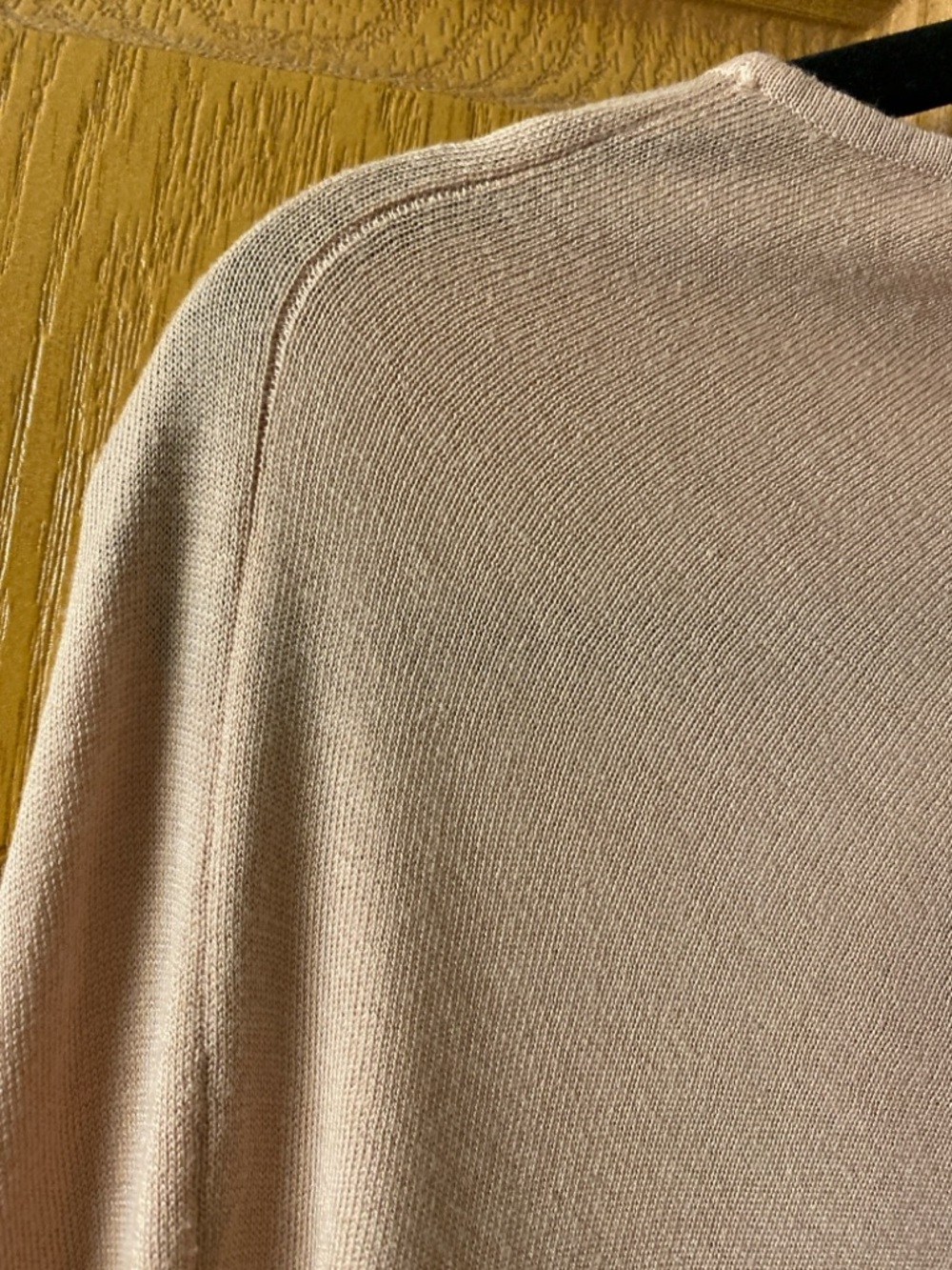 BCBGMaxAzria Soft Blush Pink Ruffle-Trim Poncho - Picture 5 of 8